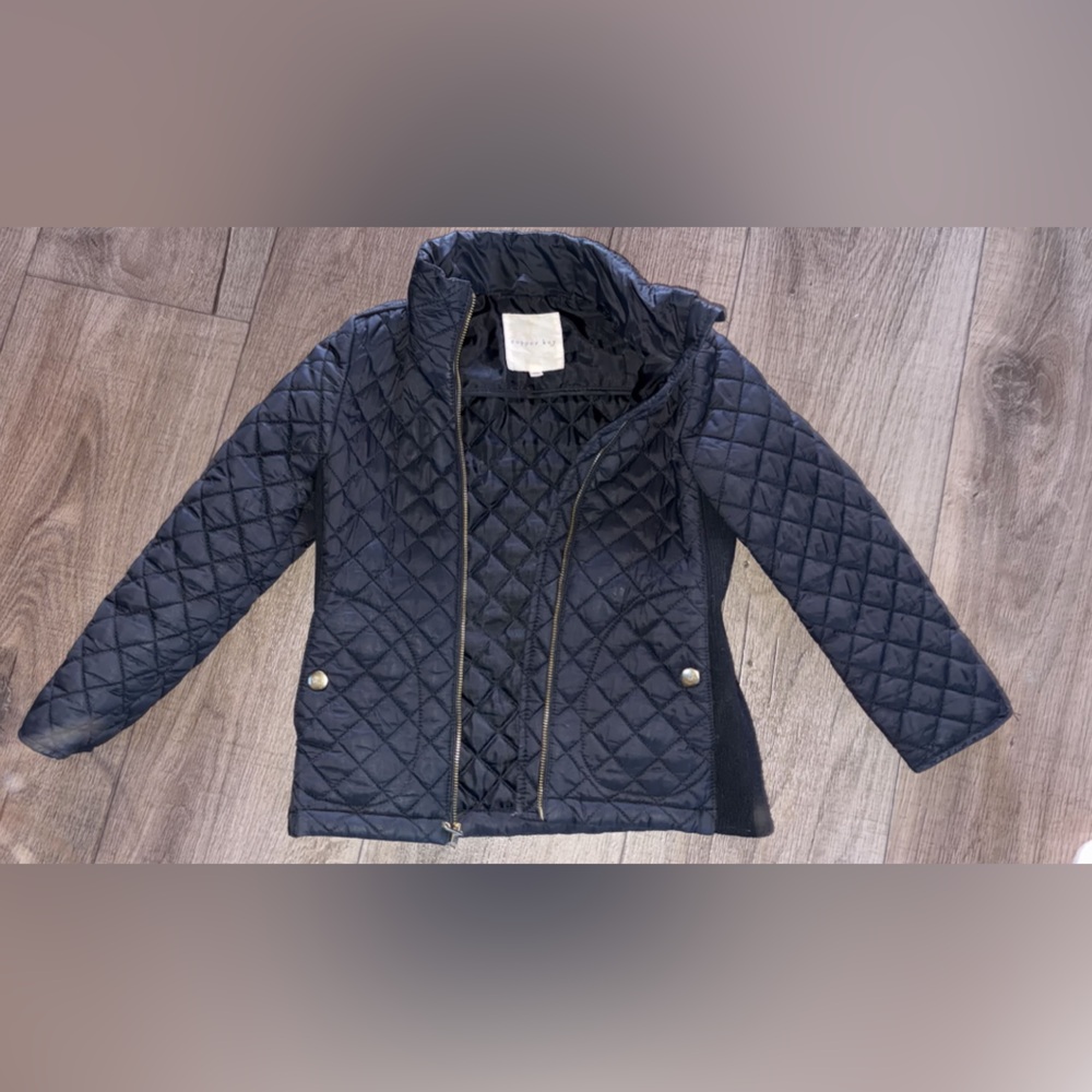 Copper Key Quilted Kids Puffer Jacket